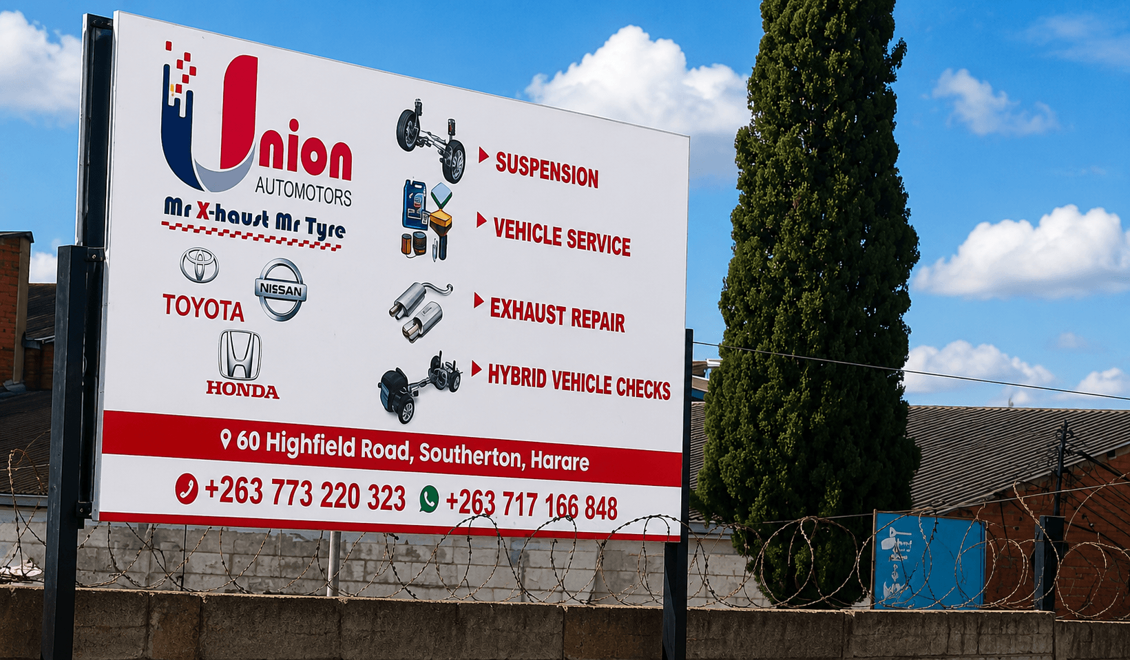 Union Auto Motors Workshop Entrance Front Gate